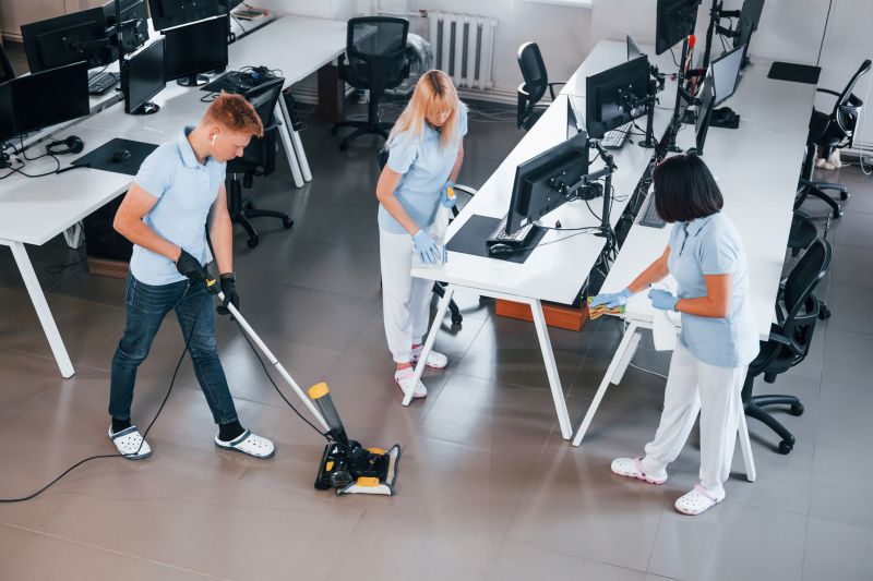 Products For Commercial Floor Cleanings in use